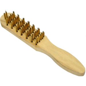 ahşap saplı tel fırça