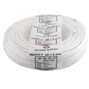 Öznur - 3x1.5 Kablo (Beyaz)