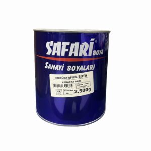 Safari Endüstriyel Boya Kanarya Sarı 2.5 kg