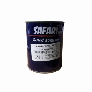 Safari Endüstriyel Boya Koyu Kahve 750 Gr.