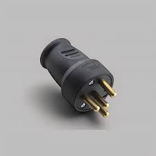 Trifaze Kauçuk Üç Fazlı Erkek Fiş 25 Amper 380 Volt Sanayi Elektriği