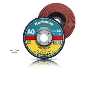 Karbosan - 125x22x23 Grit 60 Flap Disk