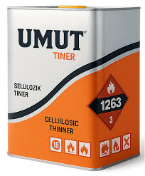 Umut Selülozik Tiner 2,5 LT (Galon)