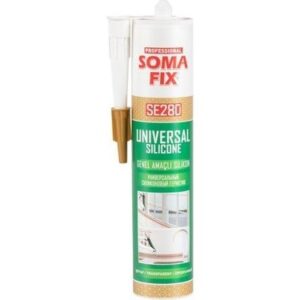 Somafix SE280 Genel Amaçlı Şeffaf Silikon 280 Gr.