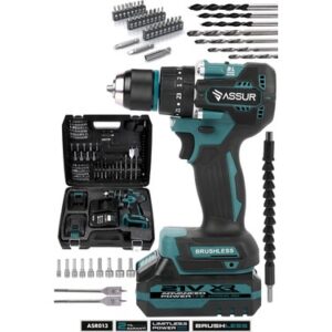 Assur ASR013 21V Şarjlı Çelik Mandrenli Darbeli Matkap